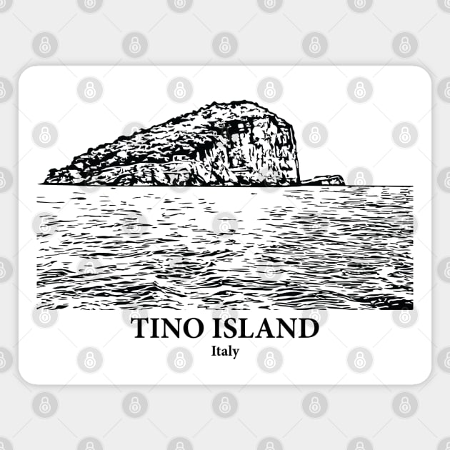 Tino Island - Italy Magnet by Lakeric